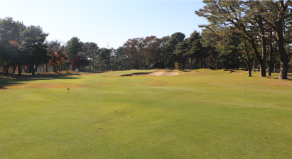 1番 グリーン前付近